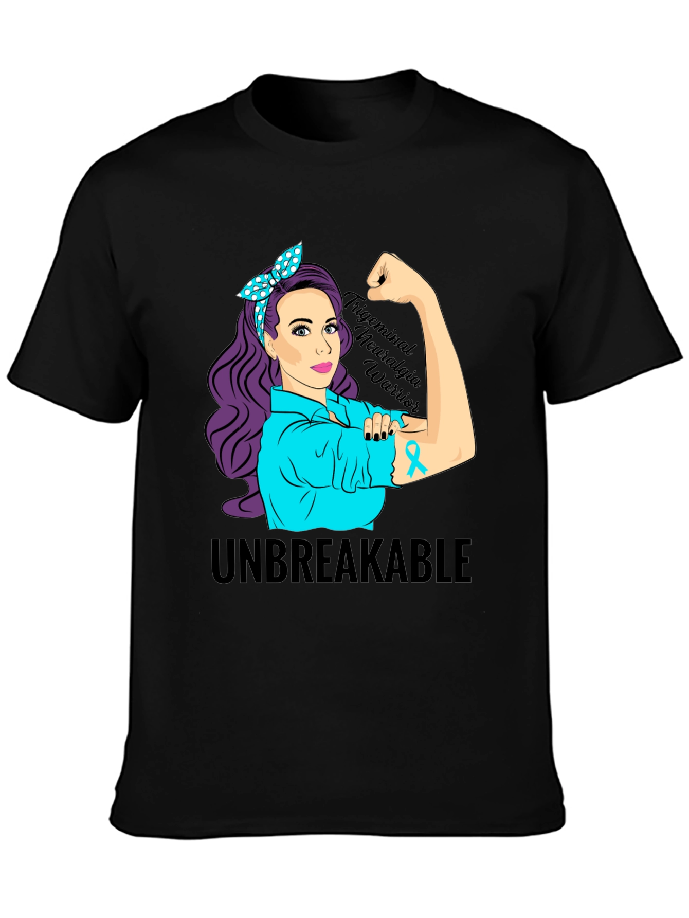 Unbreakable Trigeminal Neuralgia Warrior T-Shirt