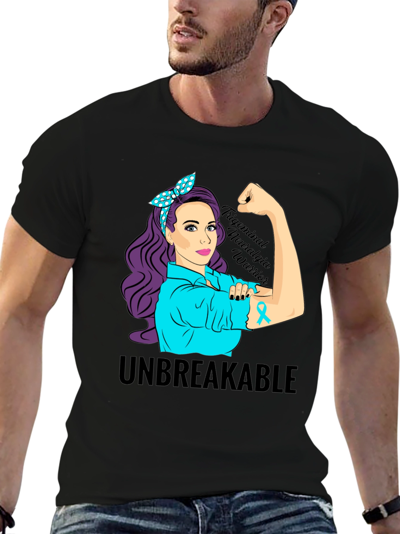Unbreakable Trigeminal Neuralgia Warrior T-Shirt