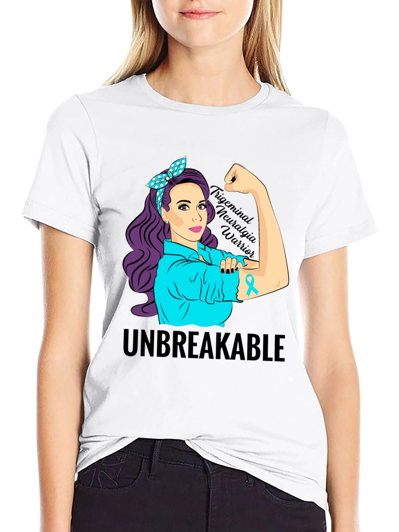 Unbreakable Trigeminal Neuralgia Warrior T-Shirt