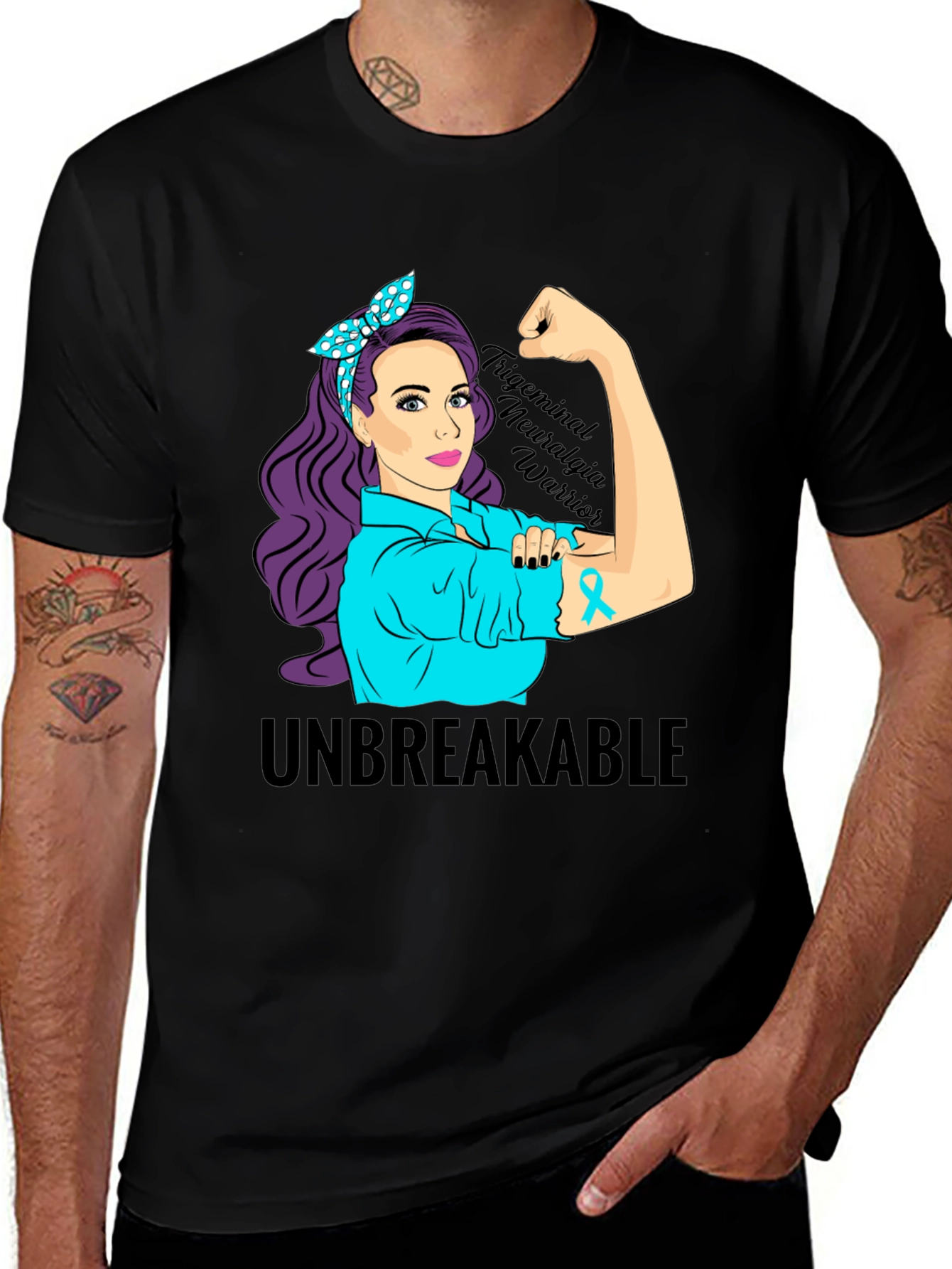 Unbreakable Trigeminal Neuralgia Warrior T-Shirt