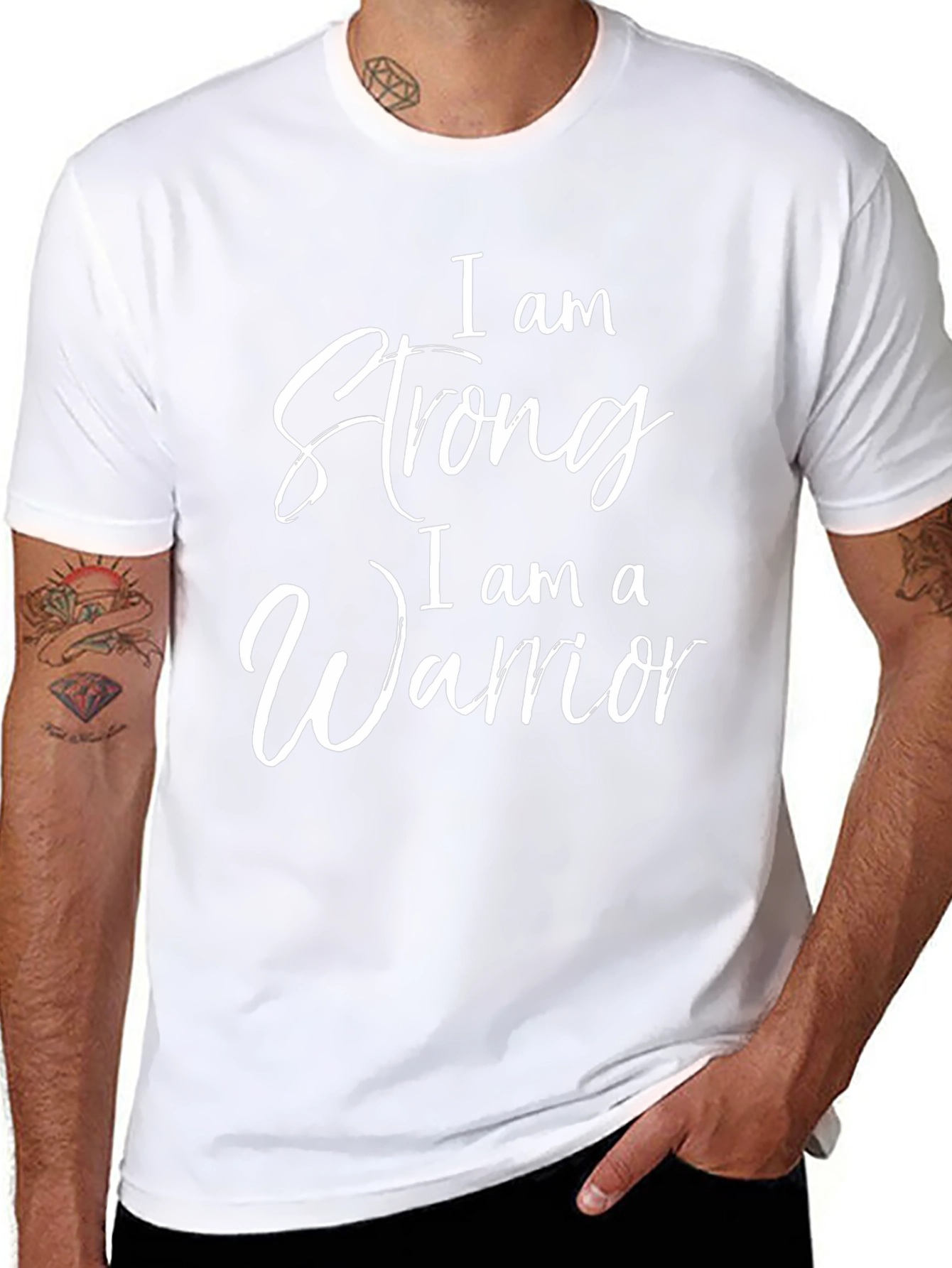 I am Strong Warrior Graphic T-Shirt