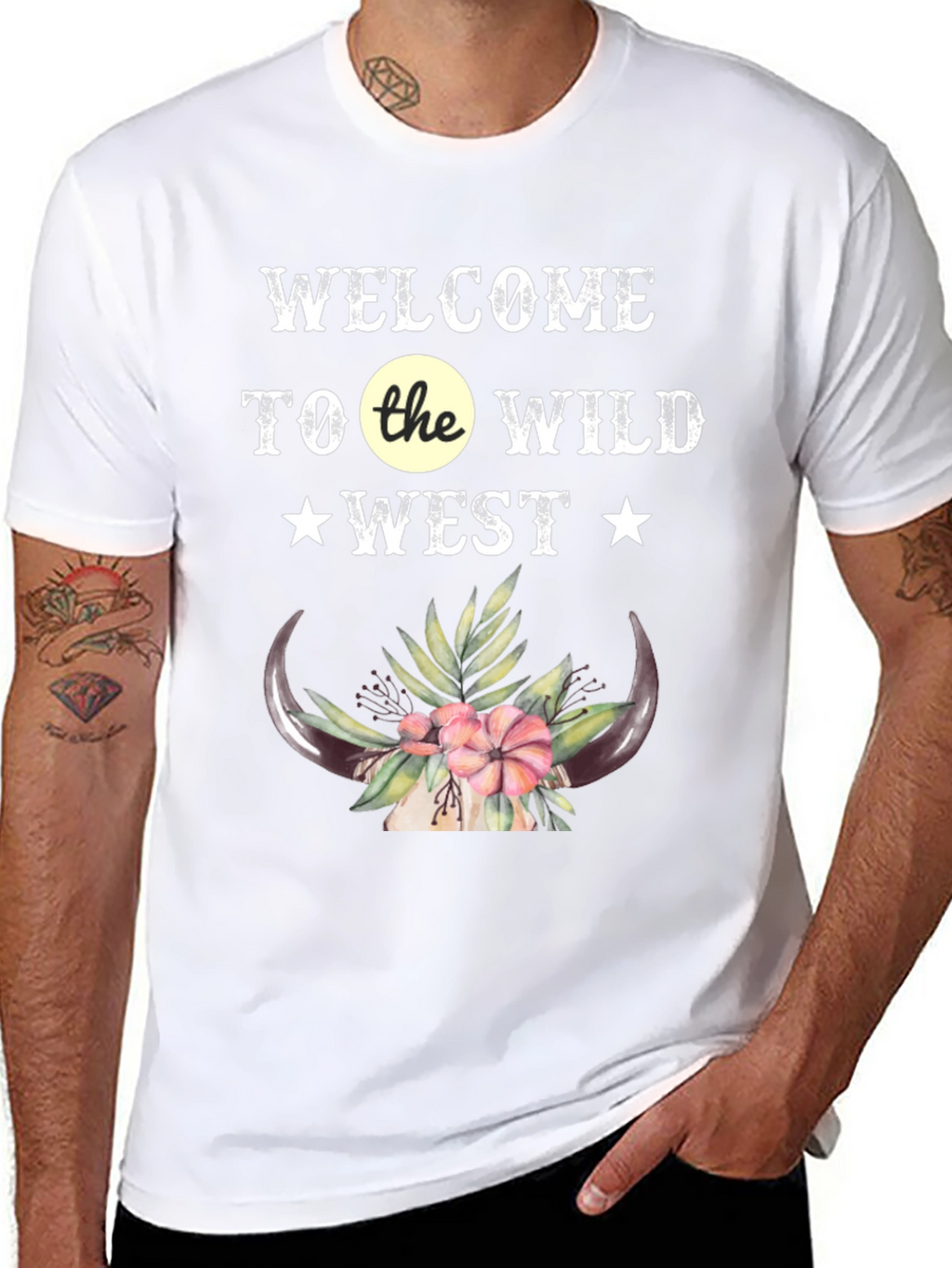 Wild West Graphic Tee - Western Style T-Shirt