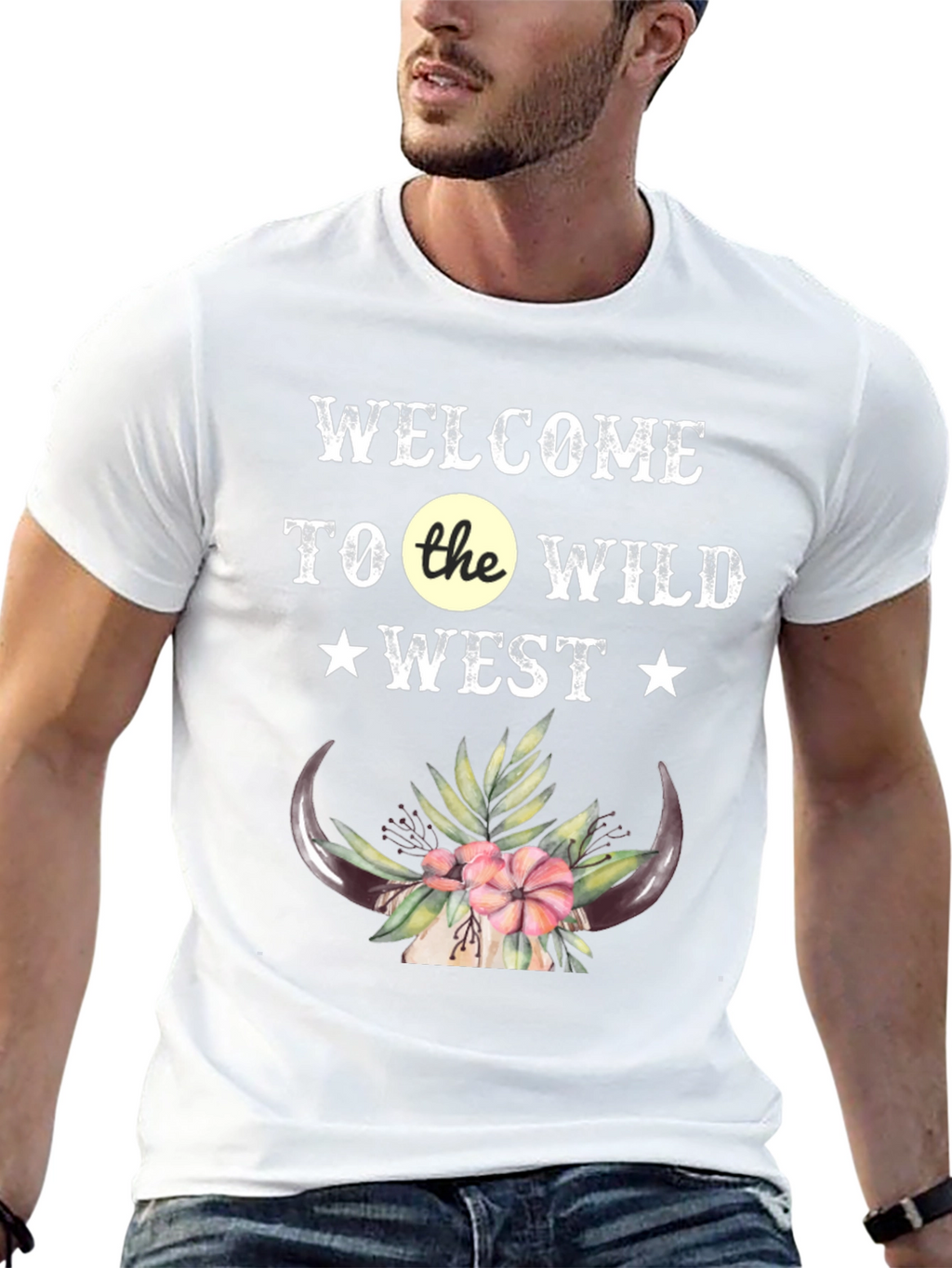 Wild West Graphic Tee - Western Style T-Shirt