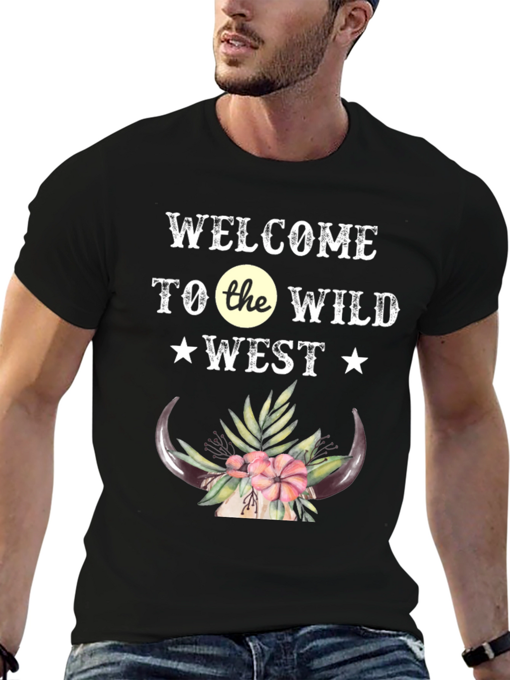Wild West Graphic Tee - Western Style T-Shirt