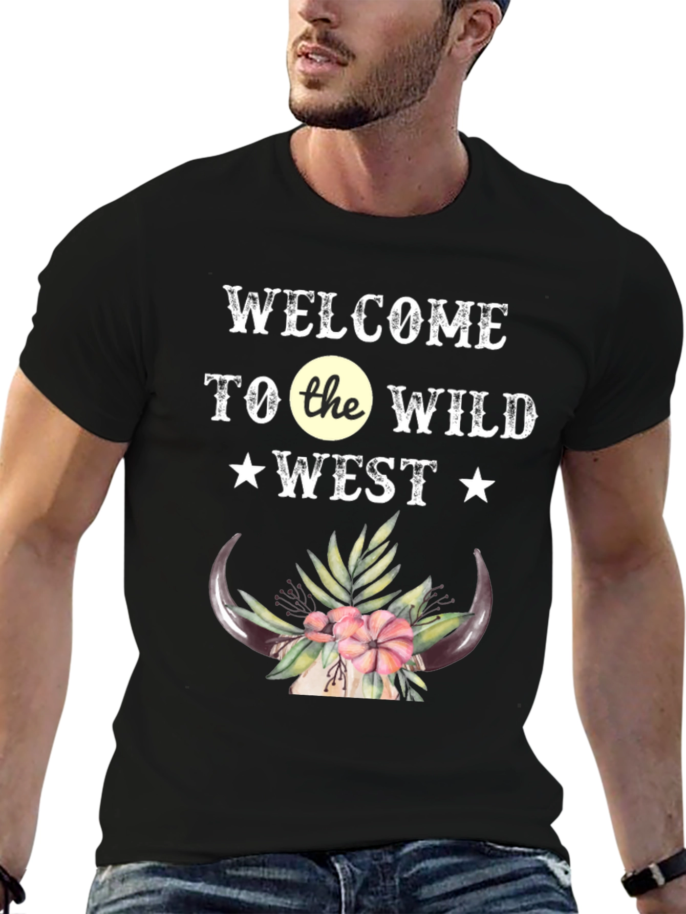 Wild West Graphic Tee - Western Style T-Shirt