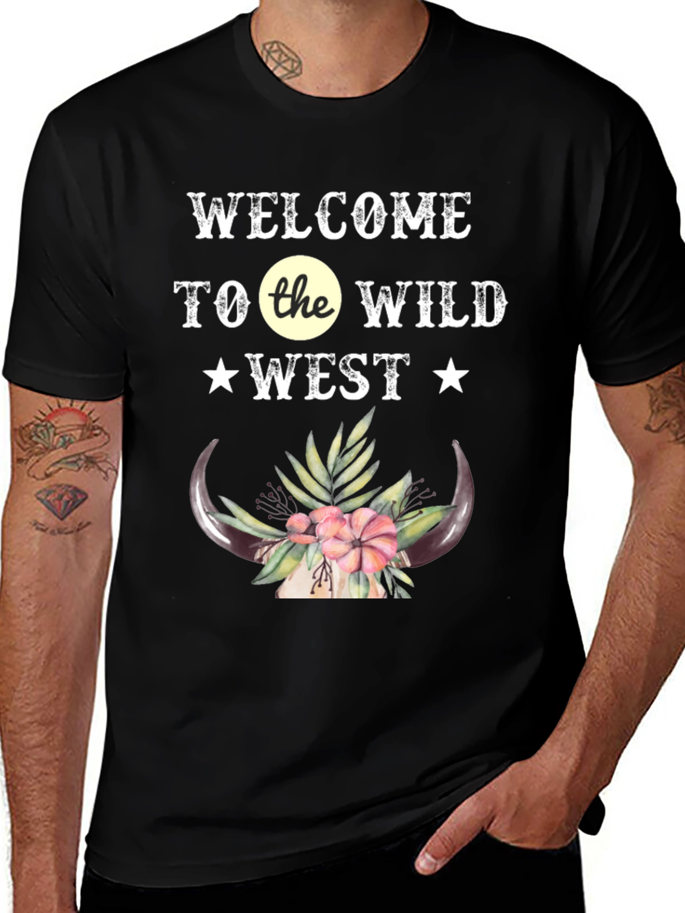 Wild West Graphic Tee - Western Style T-Shirt