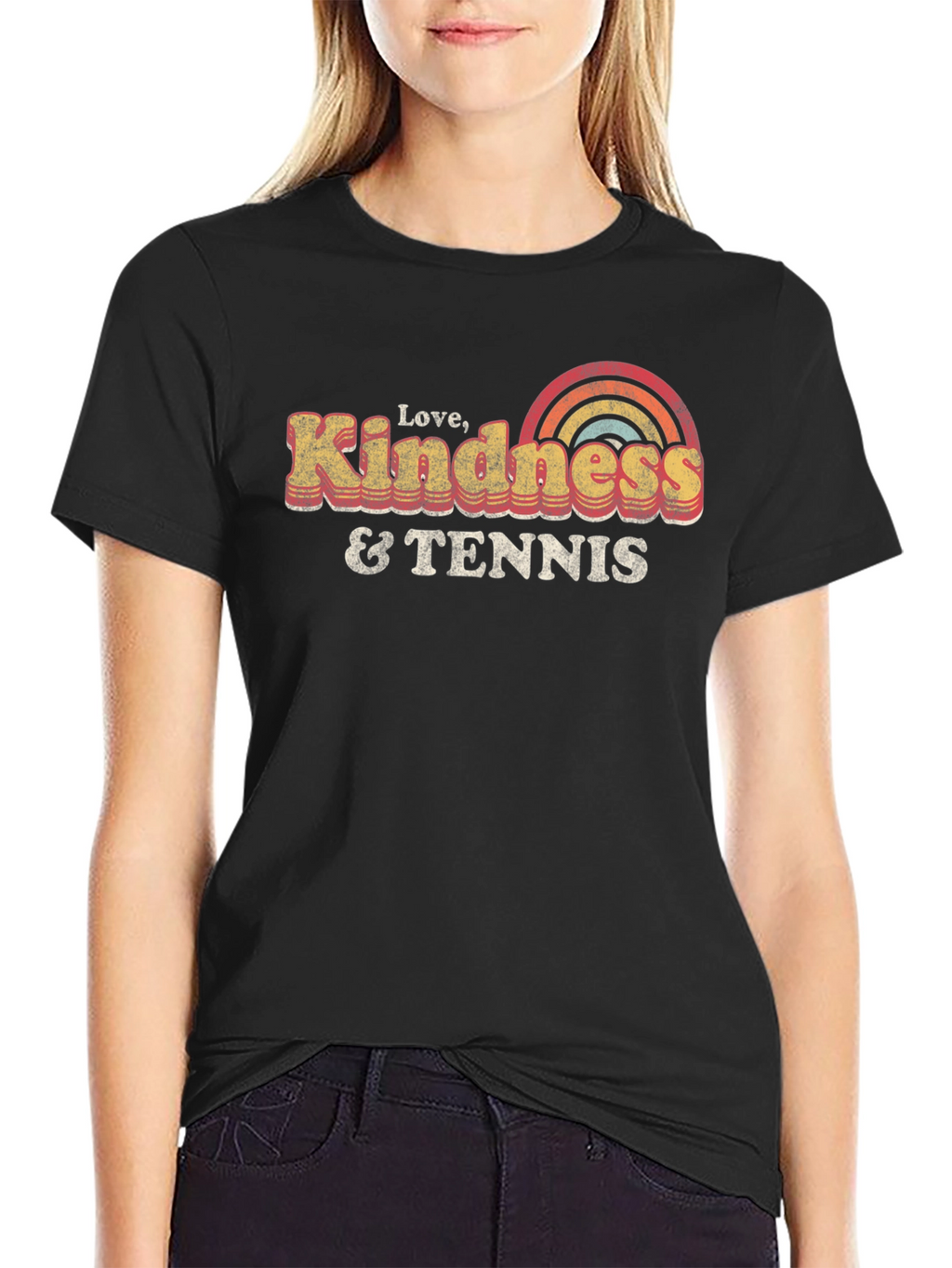 Love Kindness & Tennis Graphic Tee