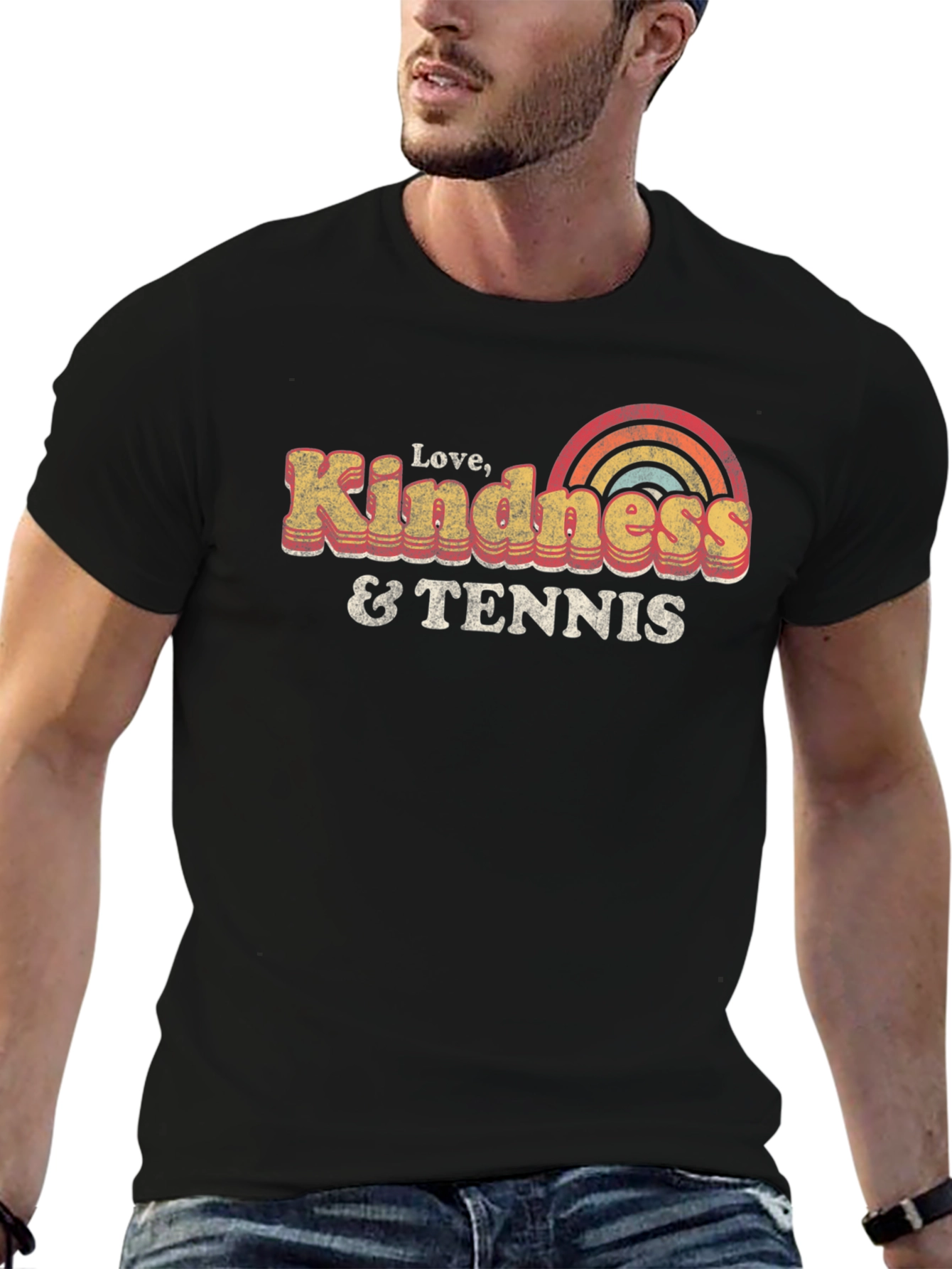 Love Kindness & Tennis Graphic Tee