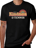 Love Kindness & Tennis Graphic Tee