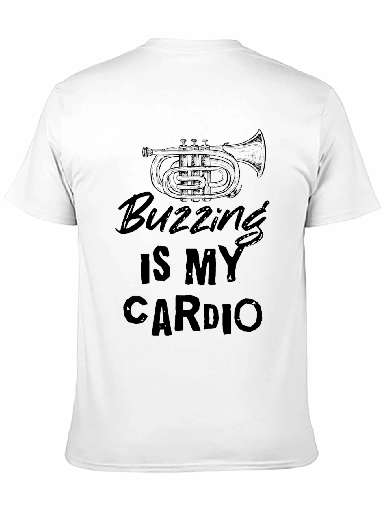 Buzzing Is My Cardio T-Shirt Funny Musician Tee