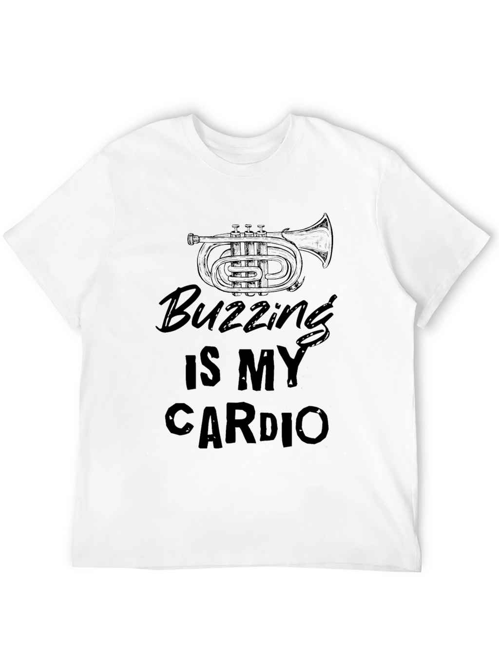 Buzzing Is My Cardio T-Shirt Funny Musician Tee
