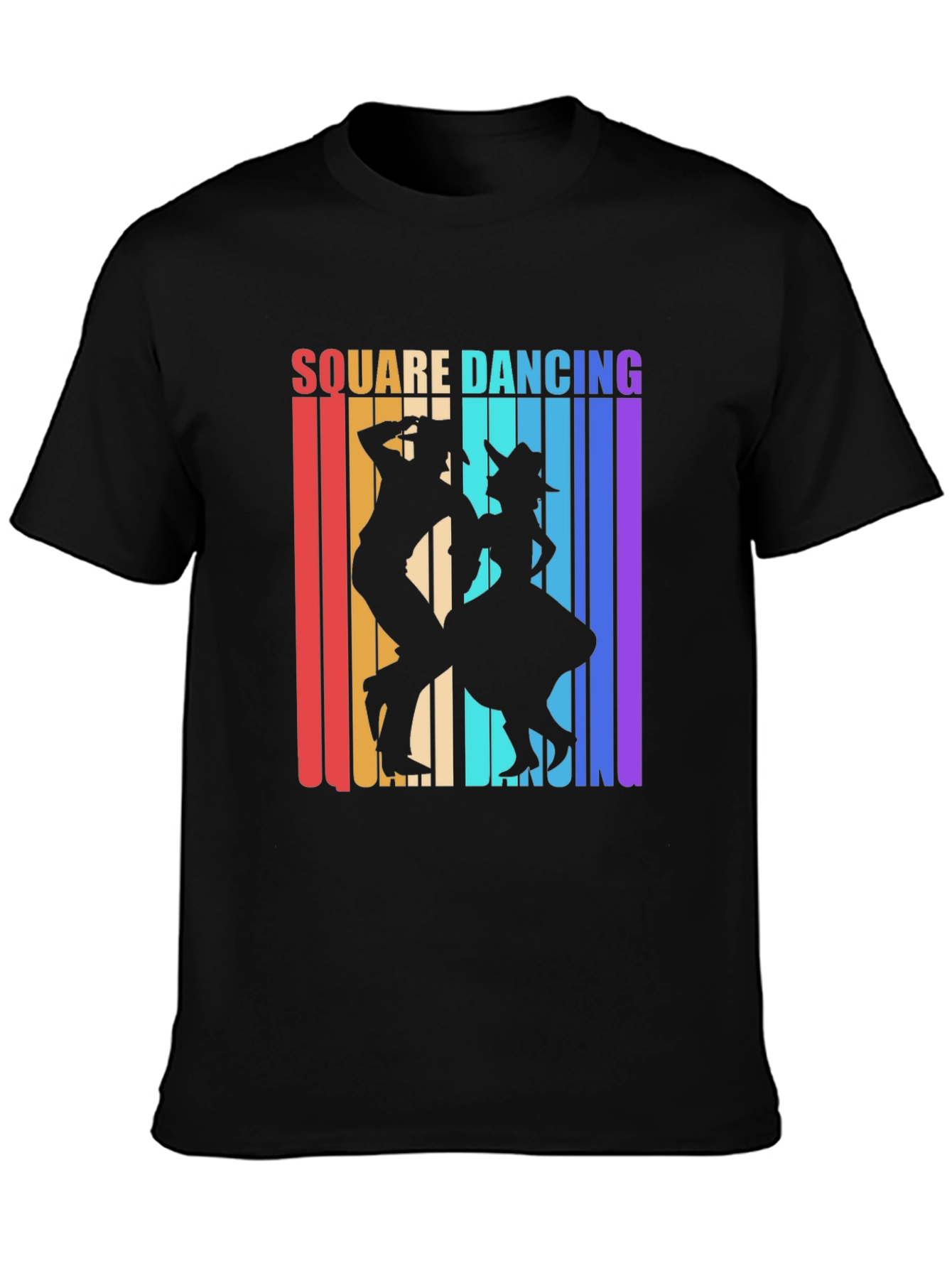 Square Dancing Retro Graphic Tee