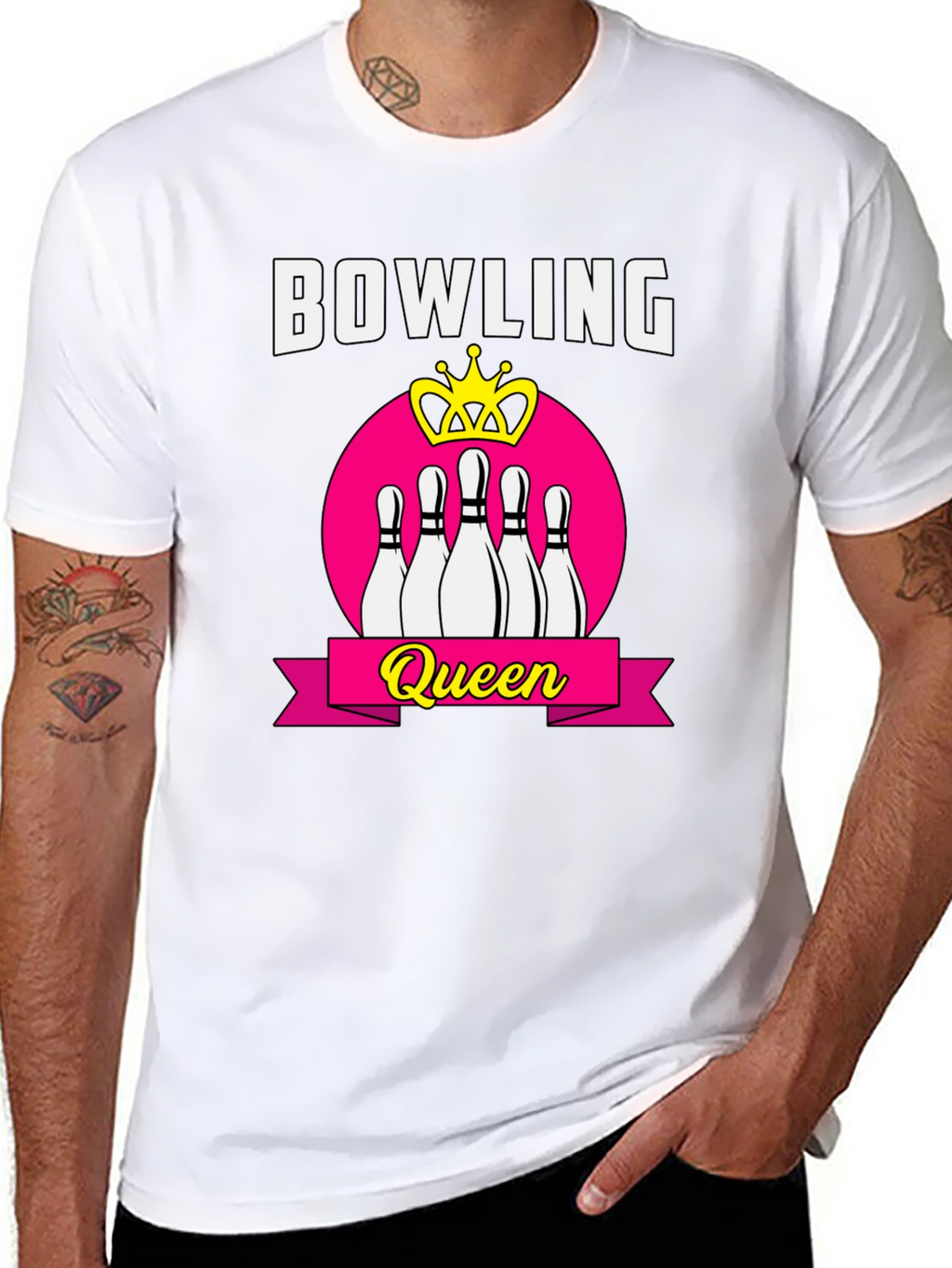 Bowling Queen Graphic T-Shirt