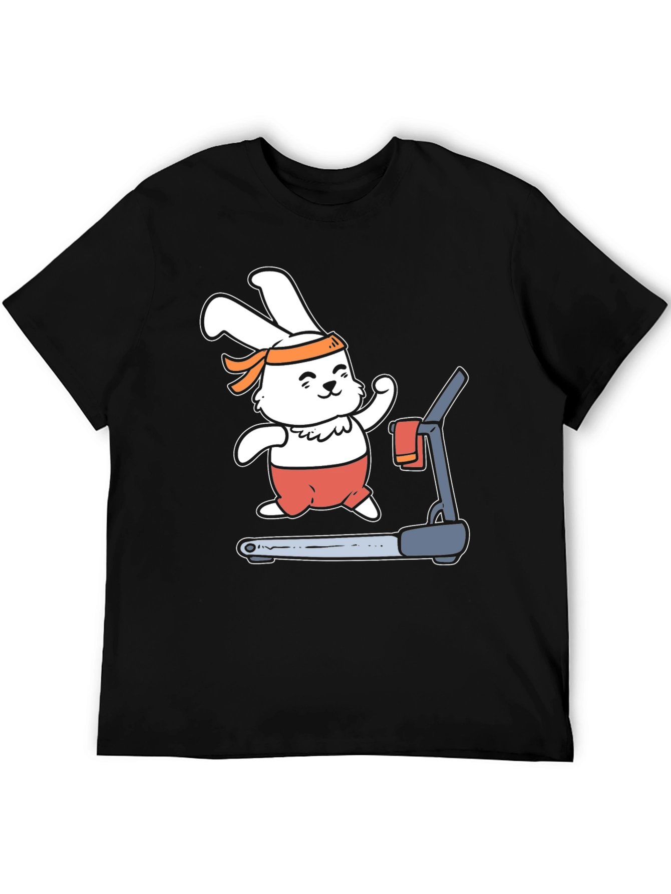 Bunny Treadmill T-Shirt - Fitness Fun!