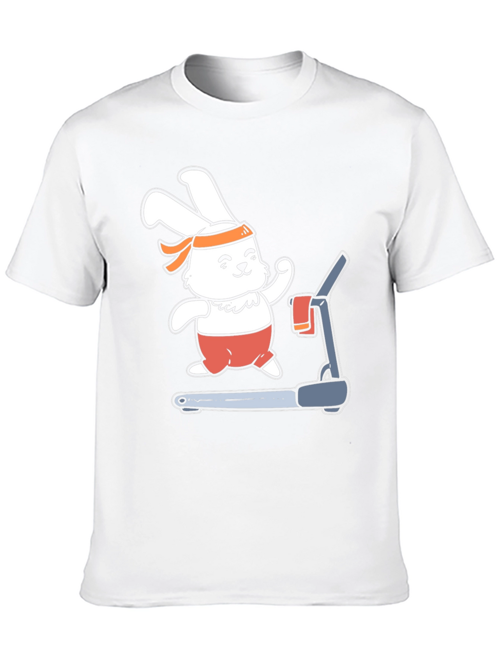 Bunny Treadmill T-Shirt - Fitness Fun!