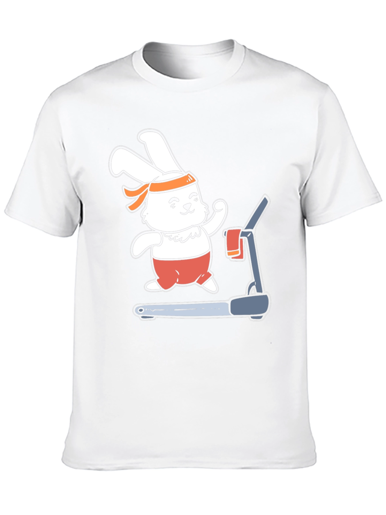 Bunny Treadmill T-Shirt - Fitness Fun!