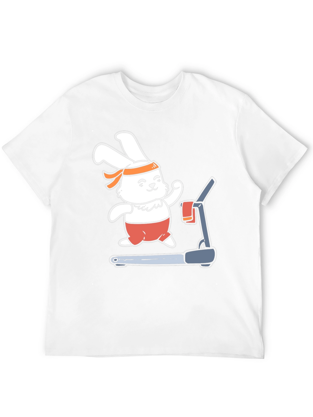 Bunny Treadmill T-Shirt - Fitness Fun!