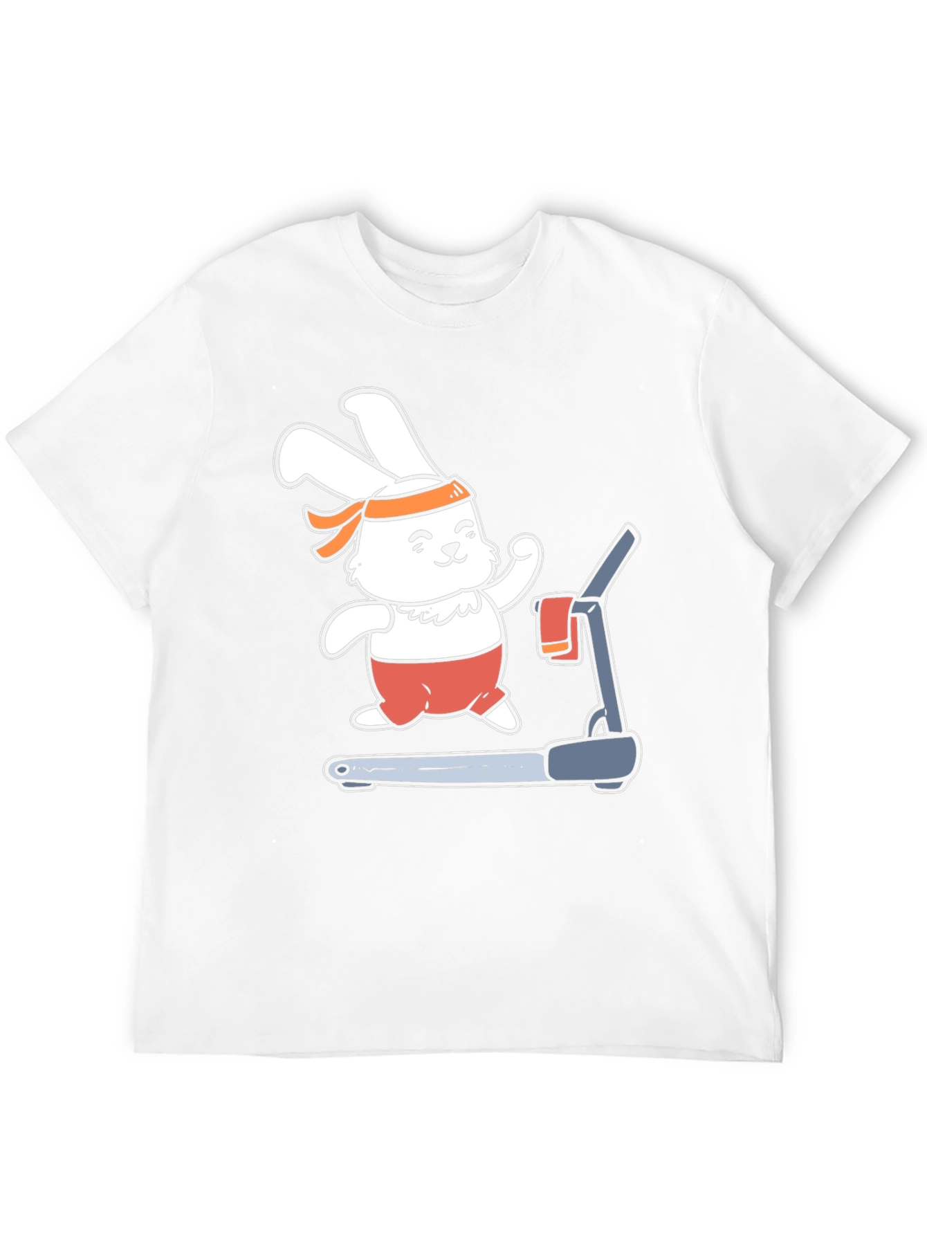 Bunny Treadmill T-Shirt - Fitness Fun!