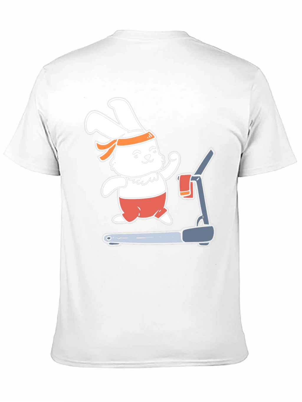 Bunny Treadmill T-Shirt - Fitness Fun!