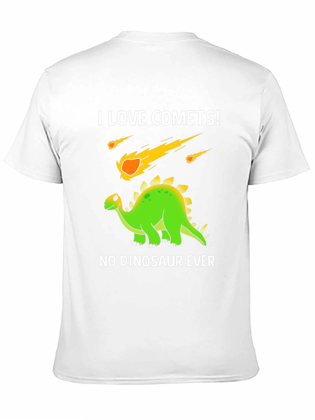 I Love Comets! Funny Dinosaur T-Shirt