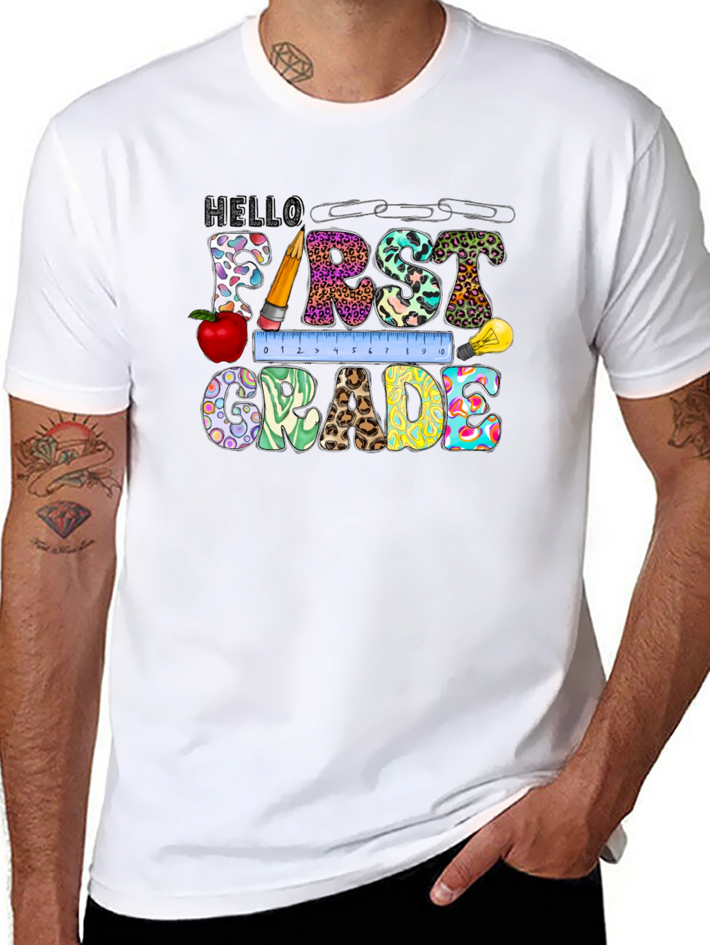 Hello First Grade Graphic Tee