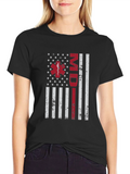 MD American Flag Graphic Tee