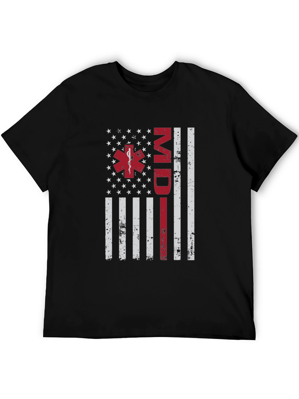 MD American Flag Graphic Tee