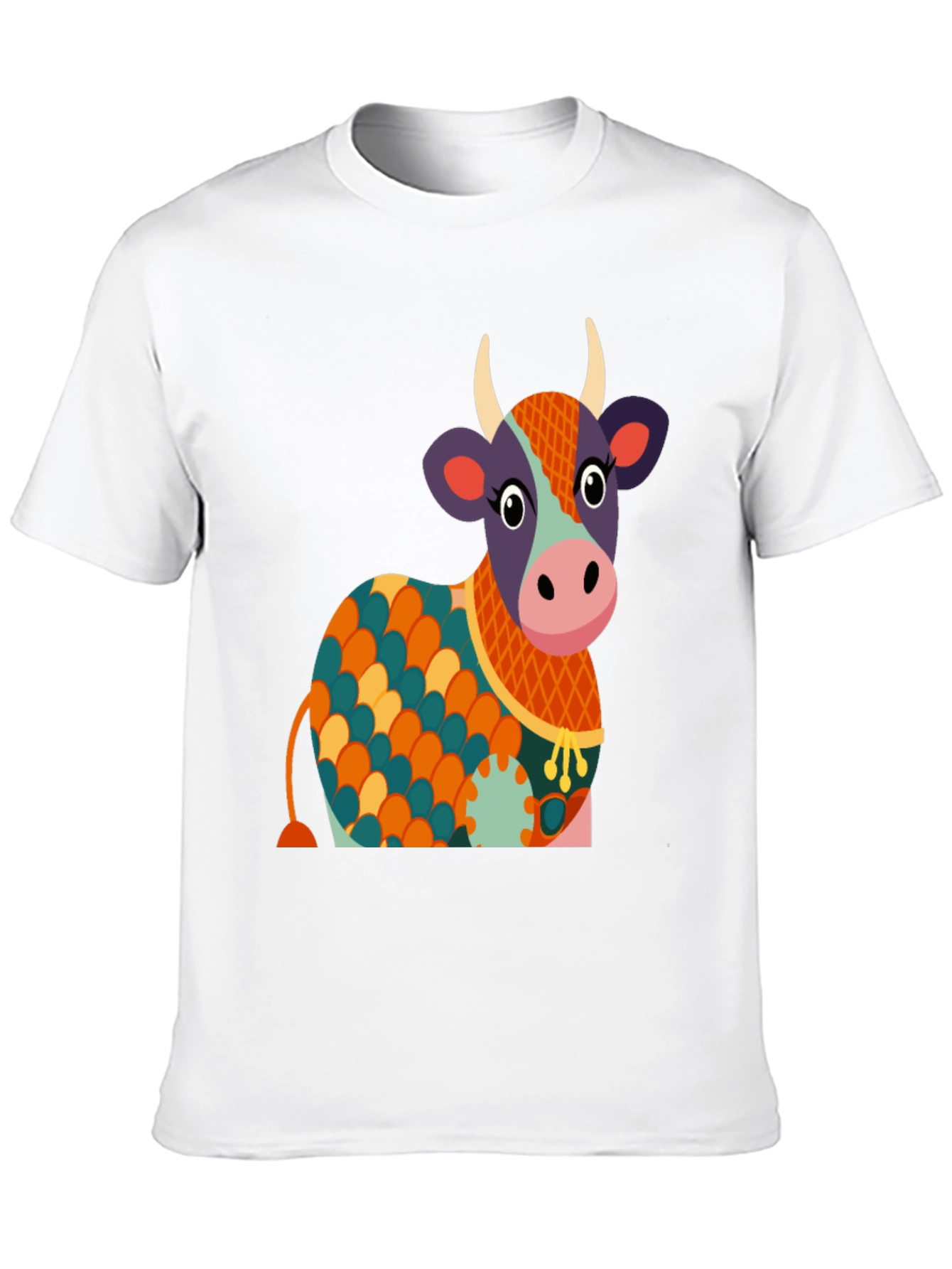 Cow Graphic Tee - Whimsical Print Shirt