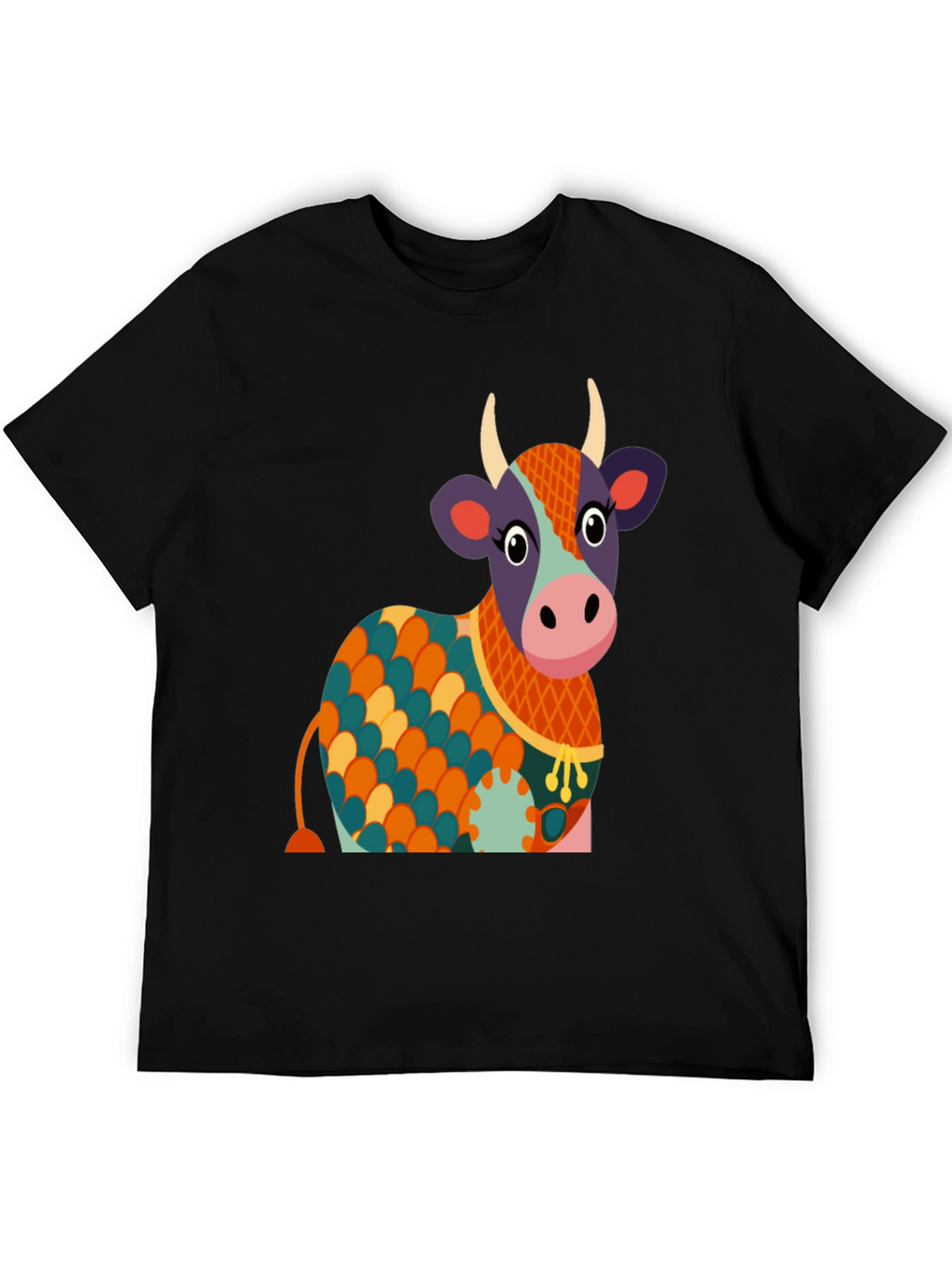 Cow Graphic Tee - Whimsical Print Shirt