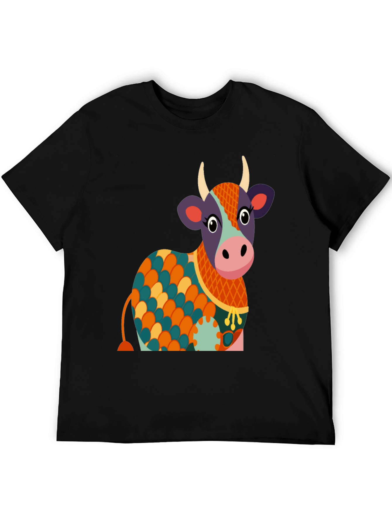 Cow Graphic Tee - Whimsical Print Shirt