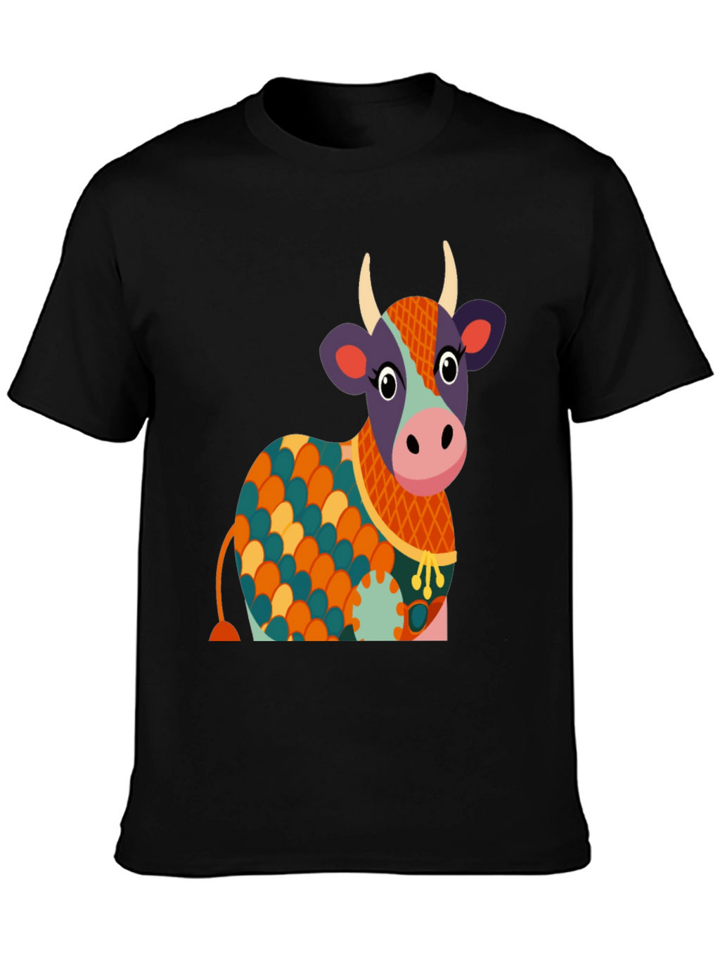 Cow Graphic Tee - Whimsical Print Shirt
