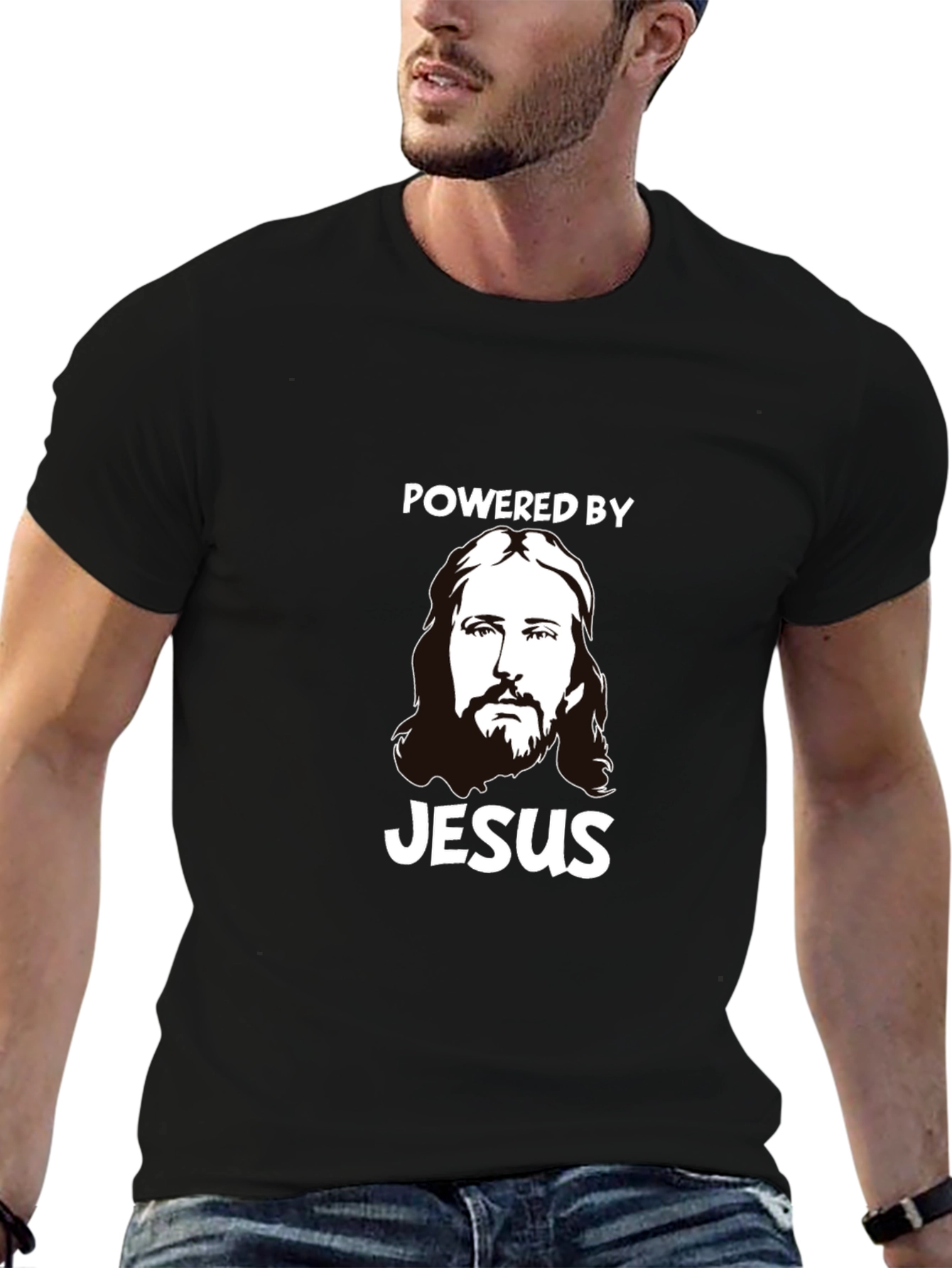 Powered by Jesus Graphic T-Shirt