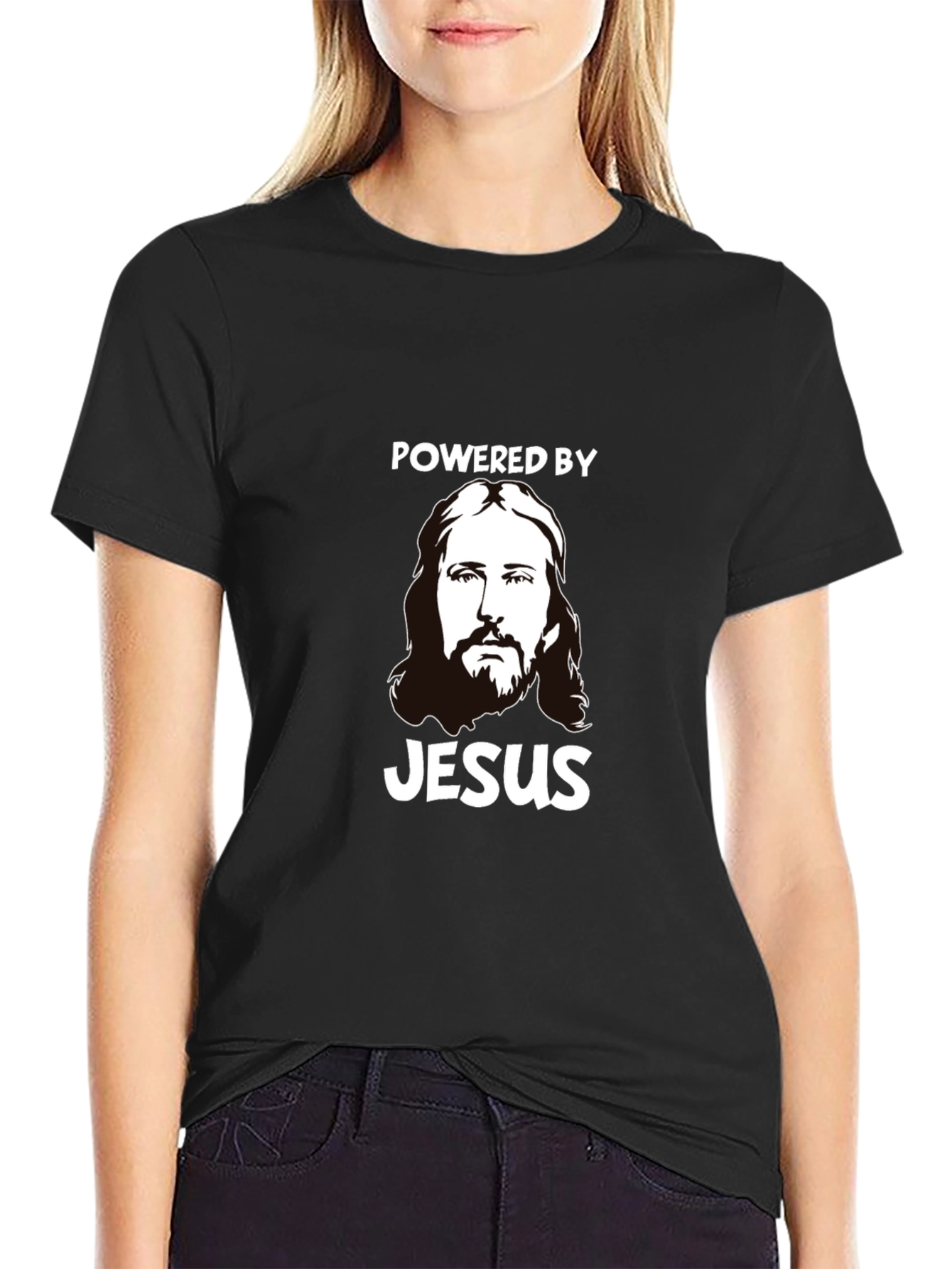 Powered by Jesus Graphic T-Shirt