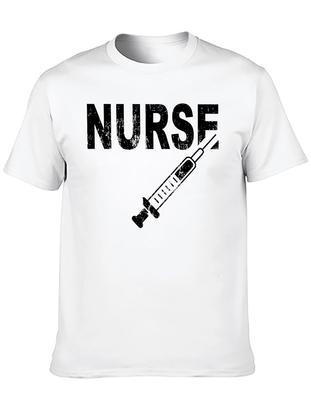 Nurse Syringe Graphic T-Shirt - Unisex Crew Neck