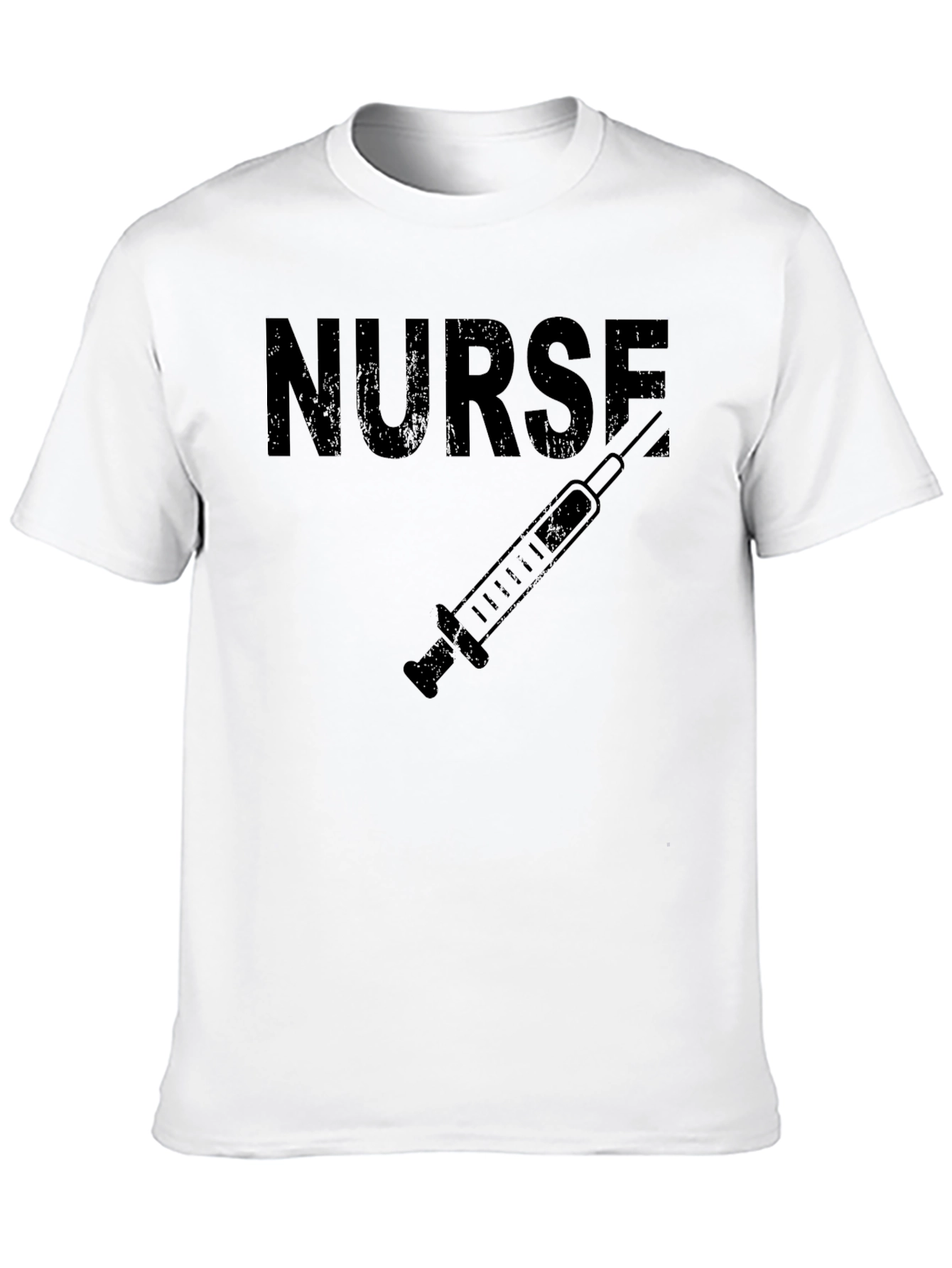 Nurse Syringe Graphic T-Shirt - Unisex Crew Neck