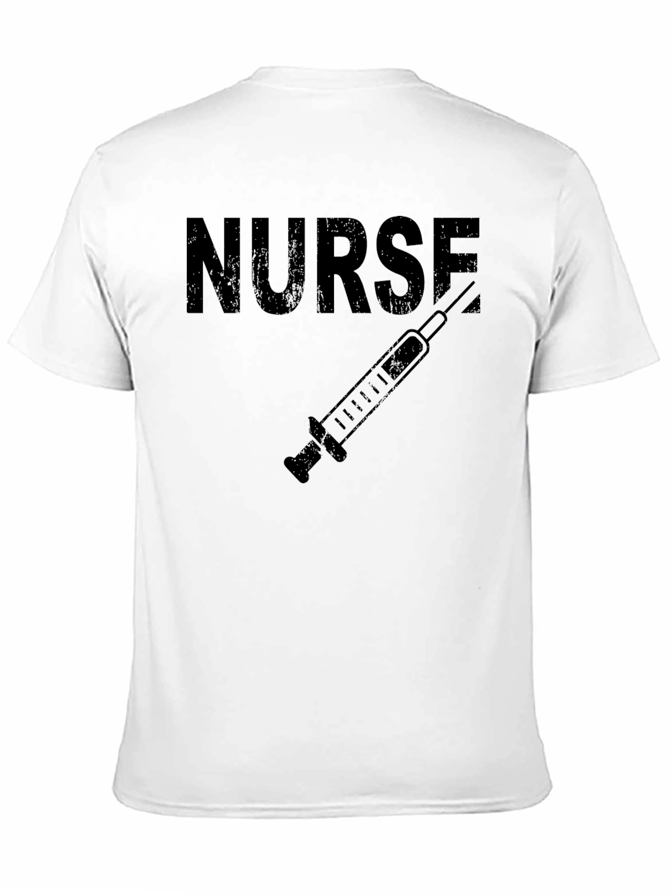 Nurse Syringe Graphic T-Shirt - Unisex Crew Neck
