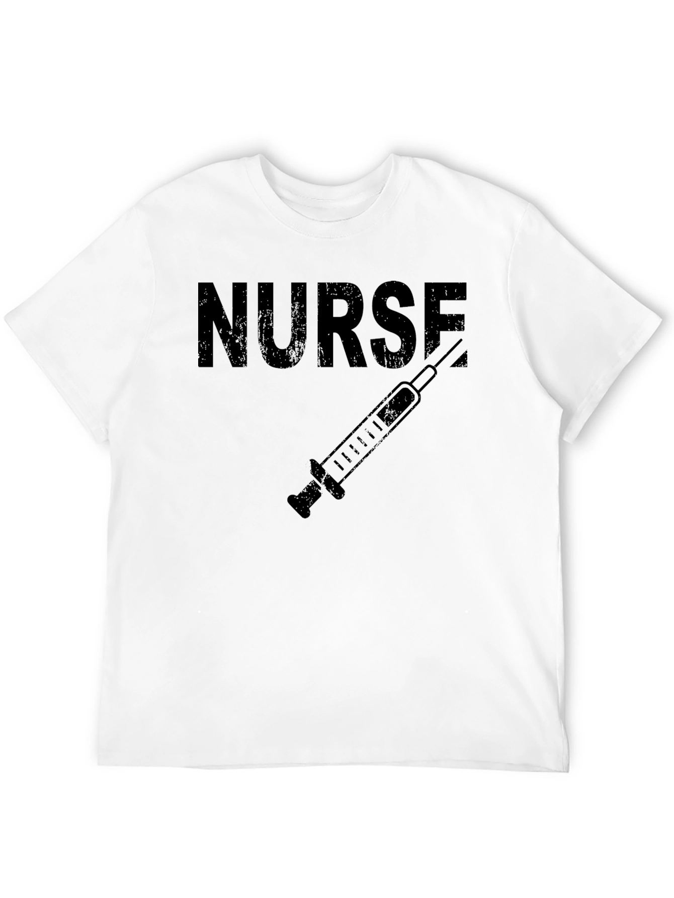 Nurse Syringe Graphic T-Shirt - Unisex Crew Neck