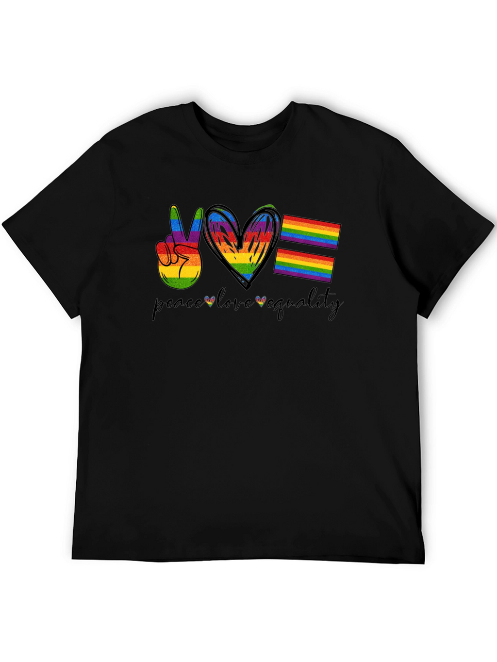 Peace Love Equality LGBT Pride T-Shirt