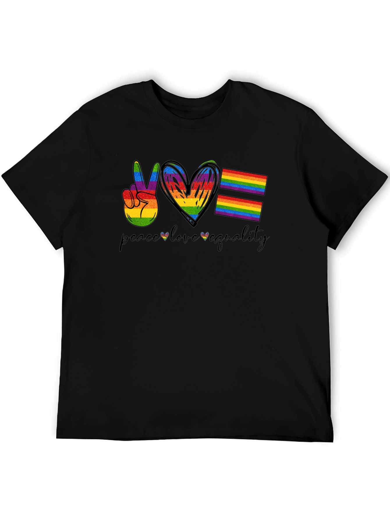Peace Love Equality LGBT Pride T-Shirt