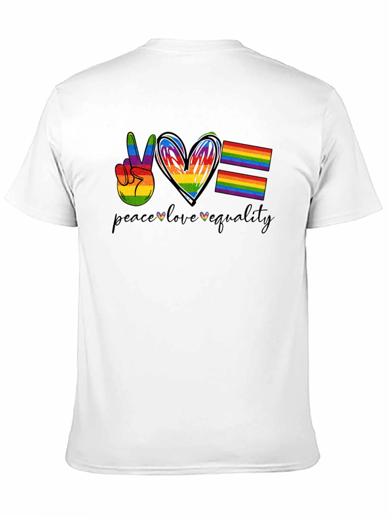 Peace Love Equality LGBT Pride T-Shirt