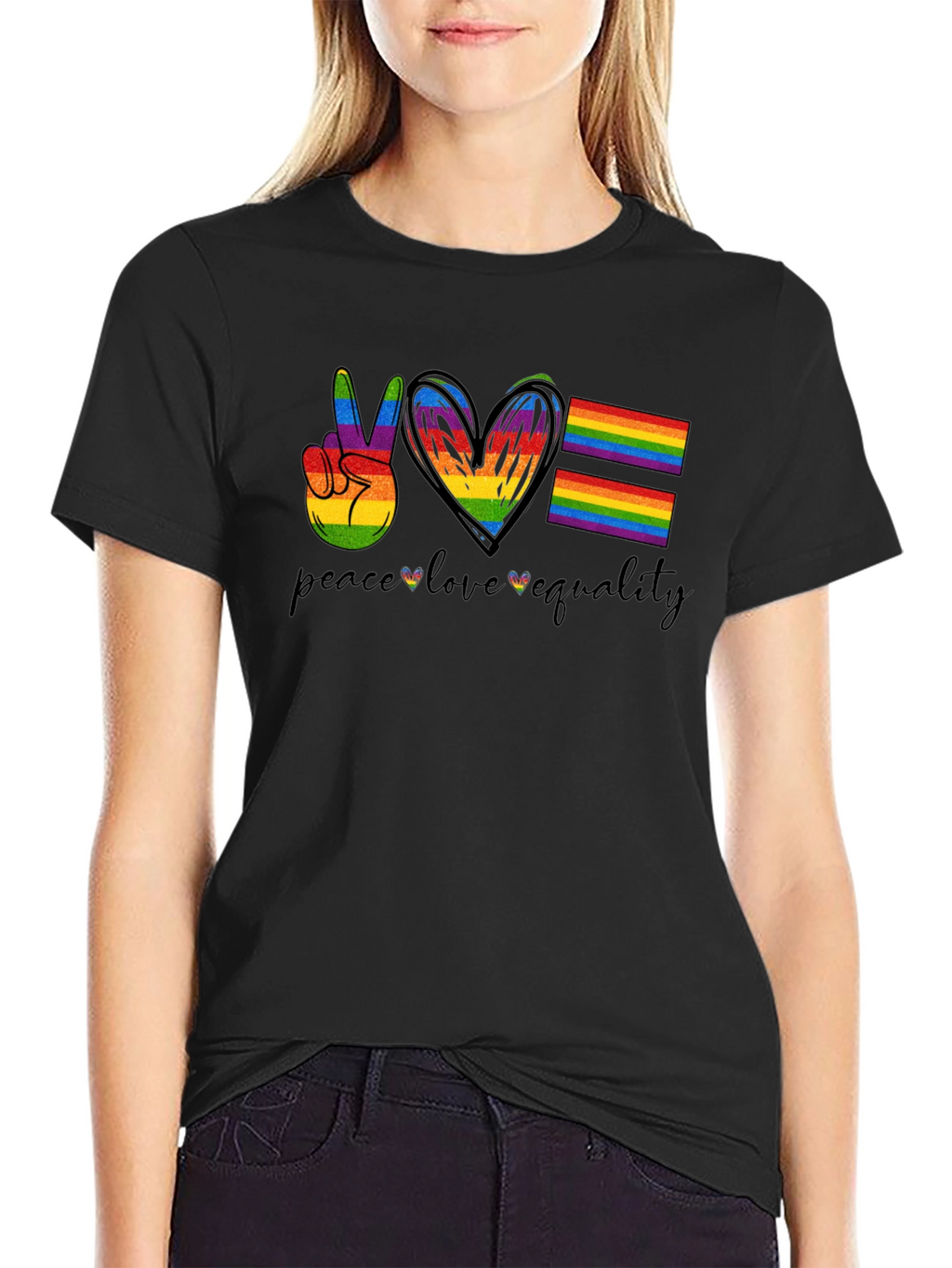 Peace Love Equality LGBT Pride T-Shirt