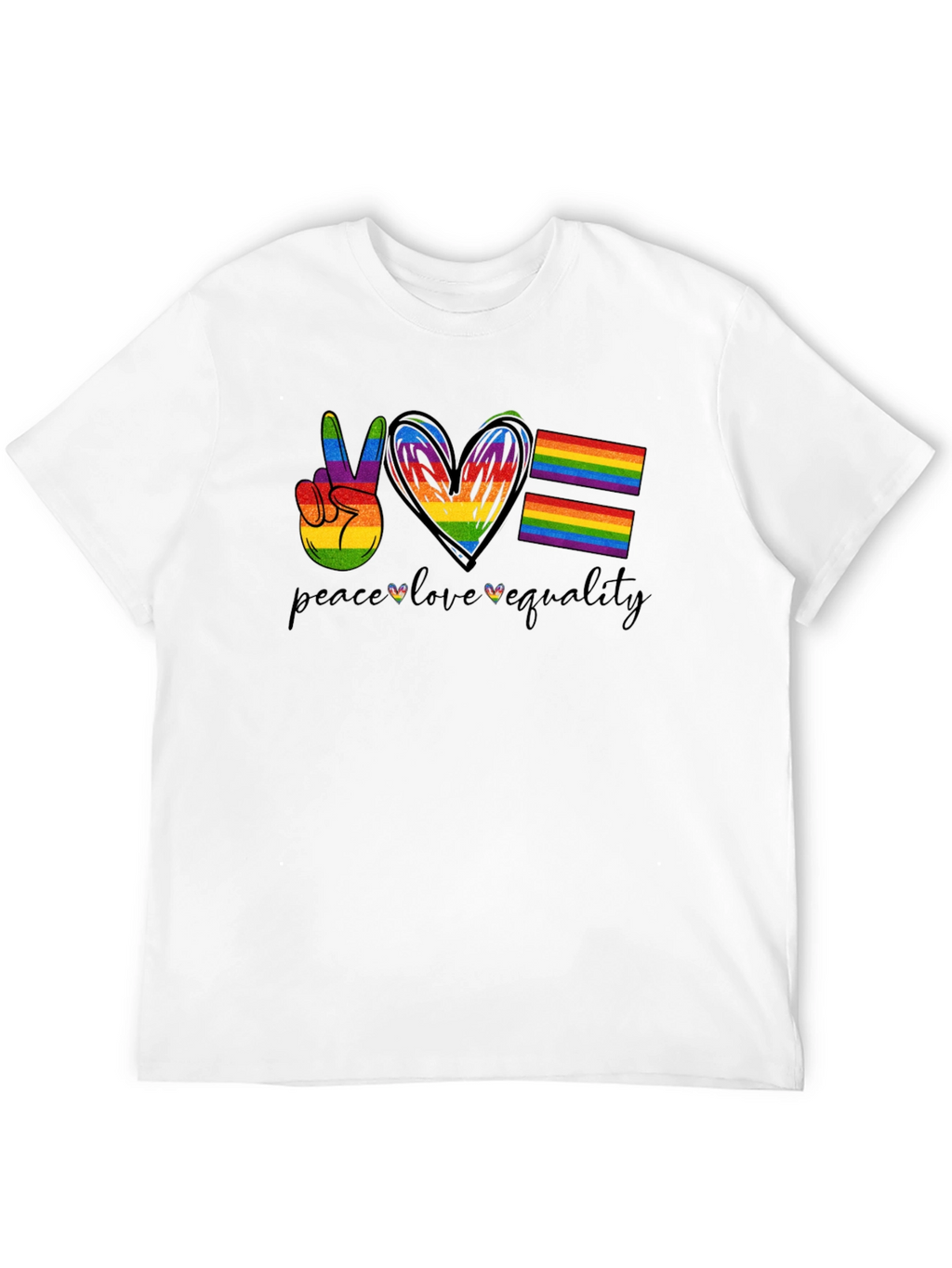 Peace Love Equality LGBT Pride T-Shirt