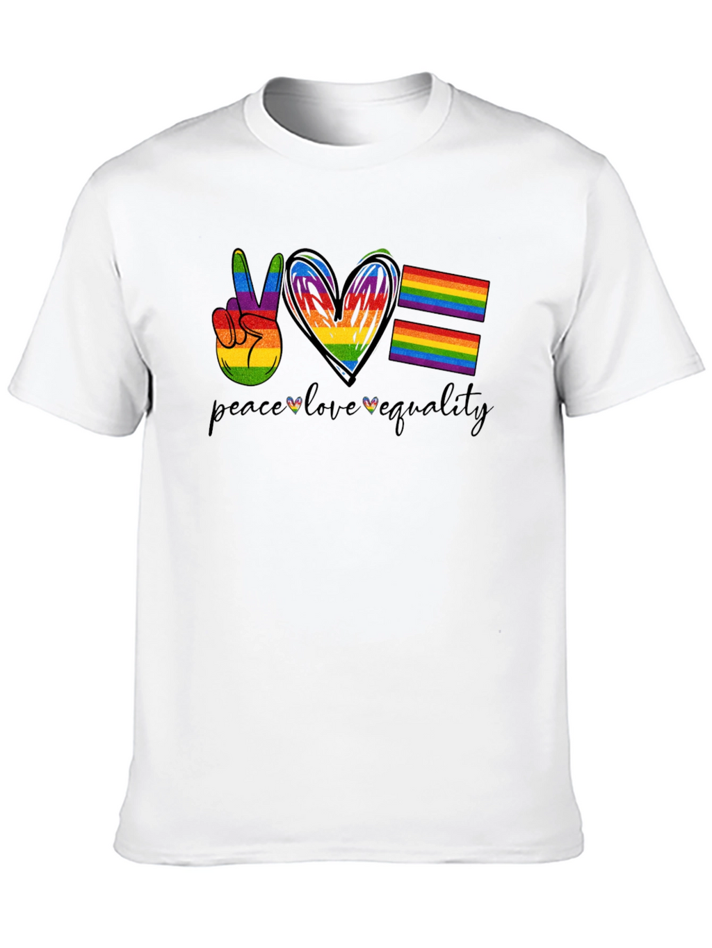 Peace Love Equality LGBT Pride T-Shirt