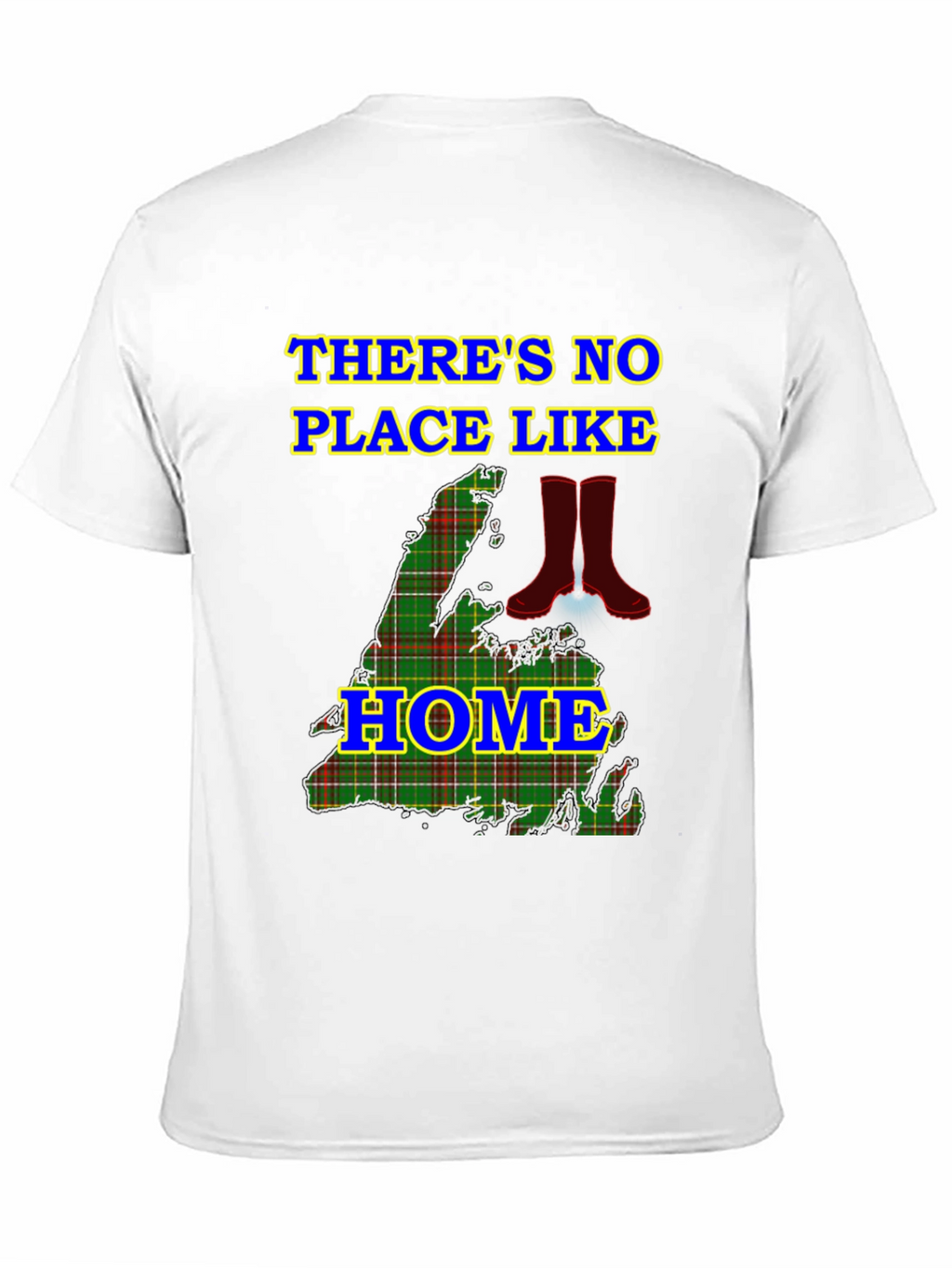 Nova Scotia Plaid Theres No Place Like Home T-Shirt
