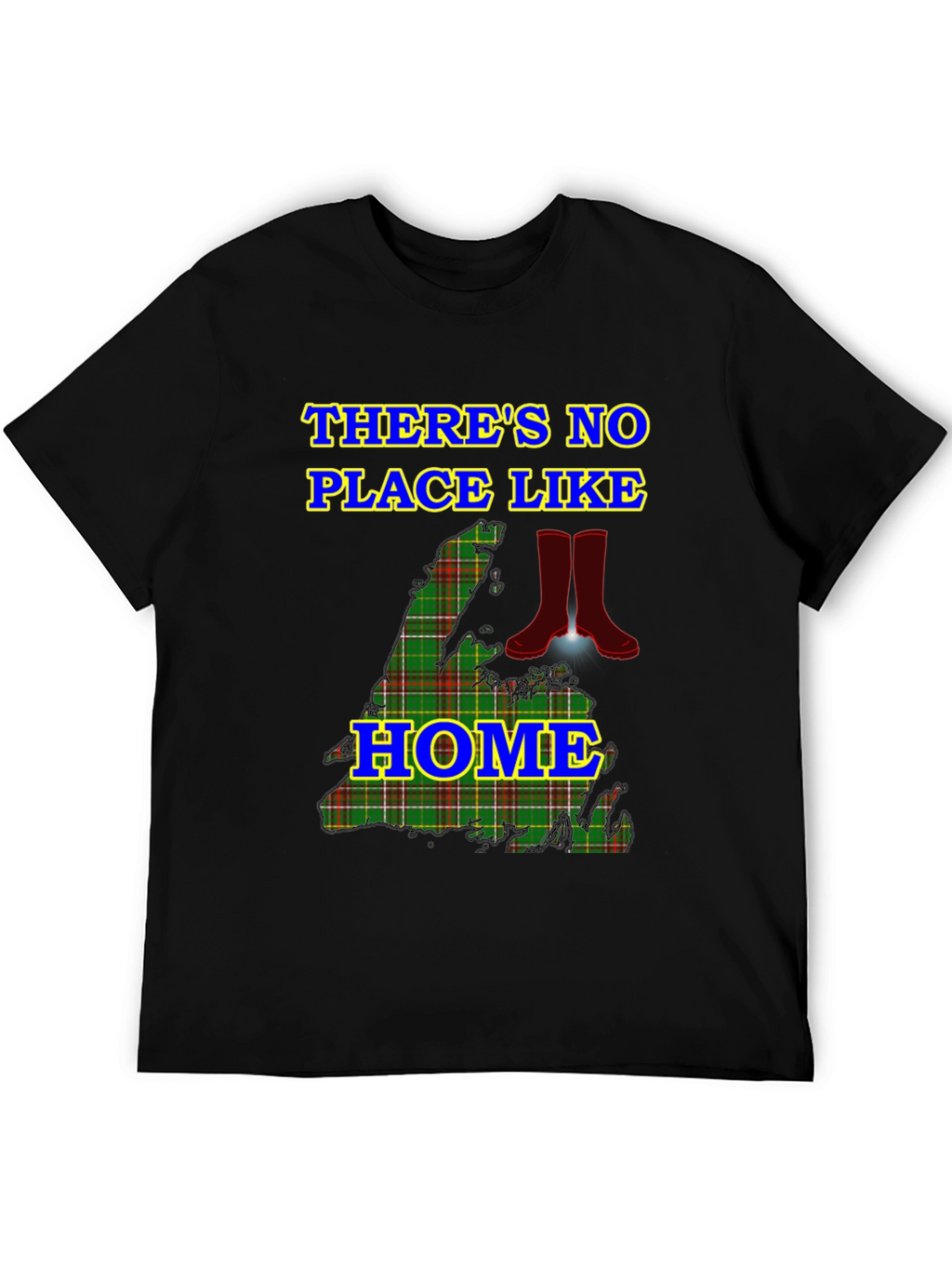 Nova Scotia Plaid Theres No Place Like Home T-Shirt