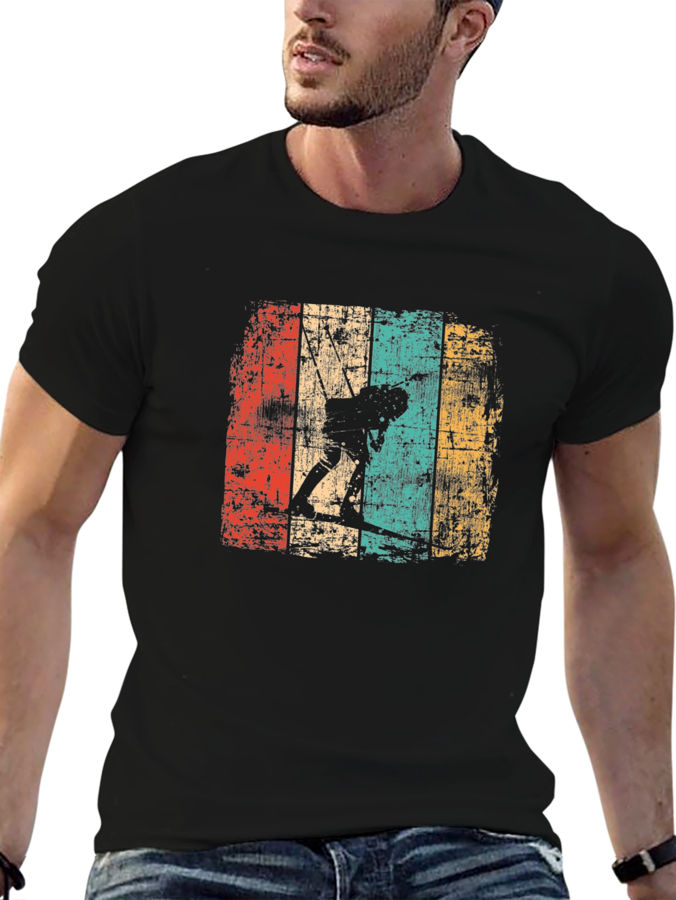 Retro Kitesurfing T-Shirt Vintage Style