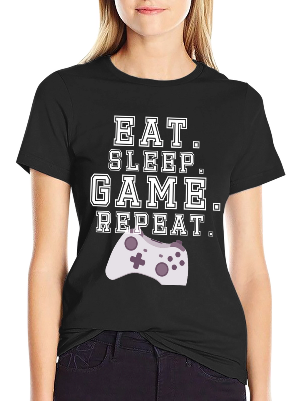 Eat Sleep Game Repeat Gamer T-Shirt