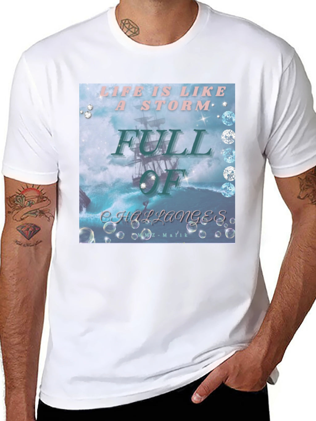 Life is Like a Storm Graphic T-Shirt