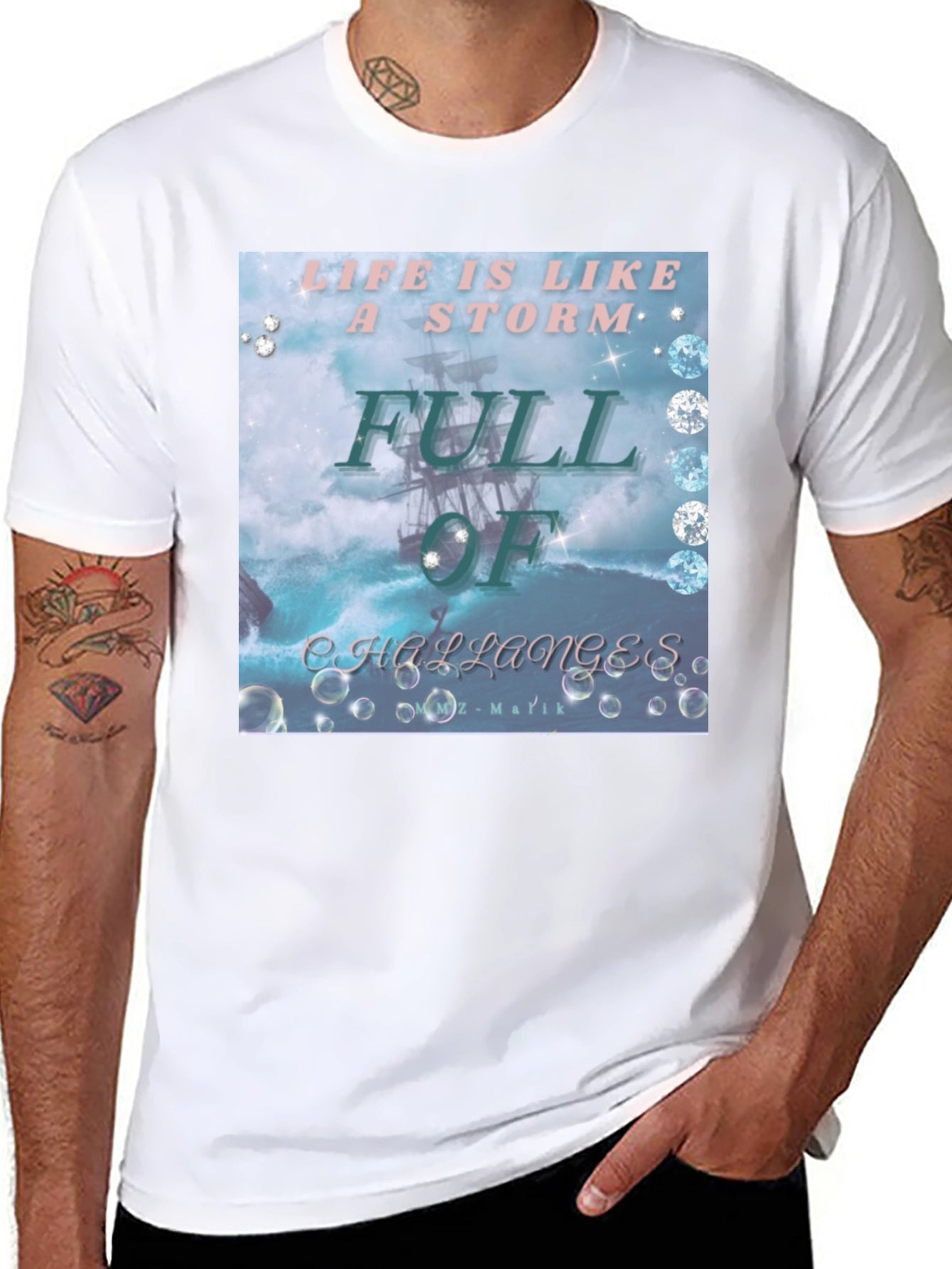 Life is Like a Storm Graphic T-Shirt