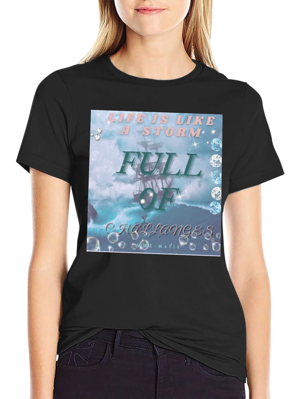 Life is Like a Storm Graphic T-Shirt